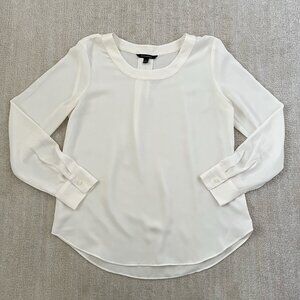 Banana Republic Flowy Long Sleeve Work Blouse Top S